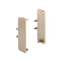 Заглушки внутренние для С-образного профиля латунь