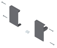 Комплект держателей передней панели Серый Blum