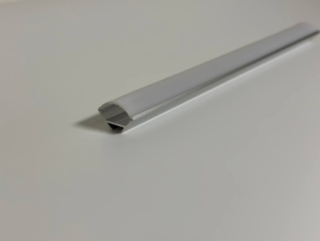 Профиль угловой для светодиодной ленты 2 м (АЛ.анод-й)